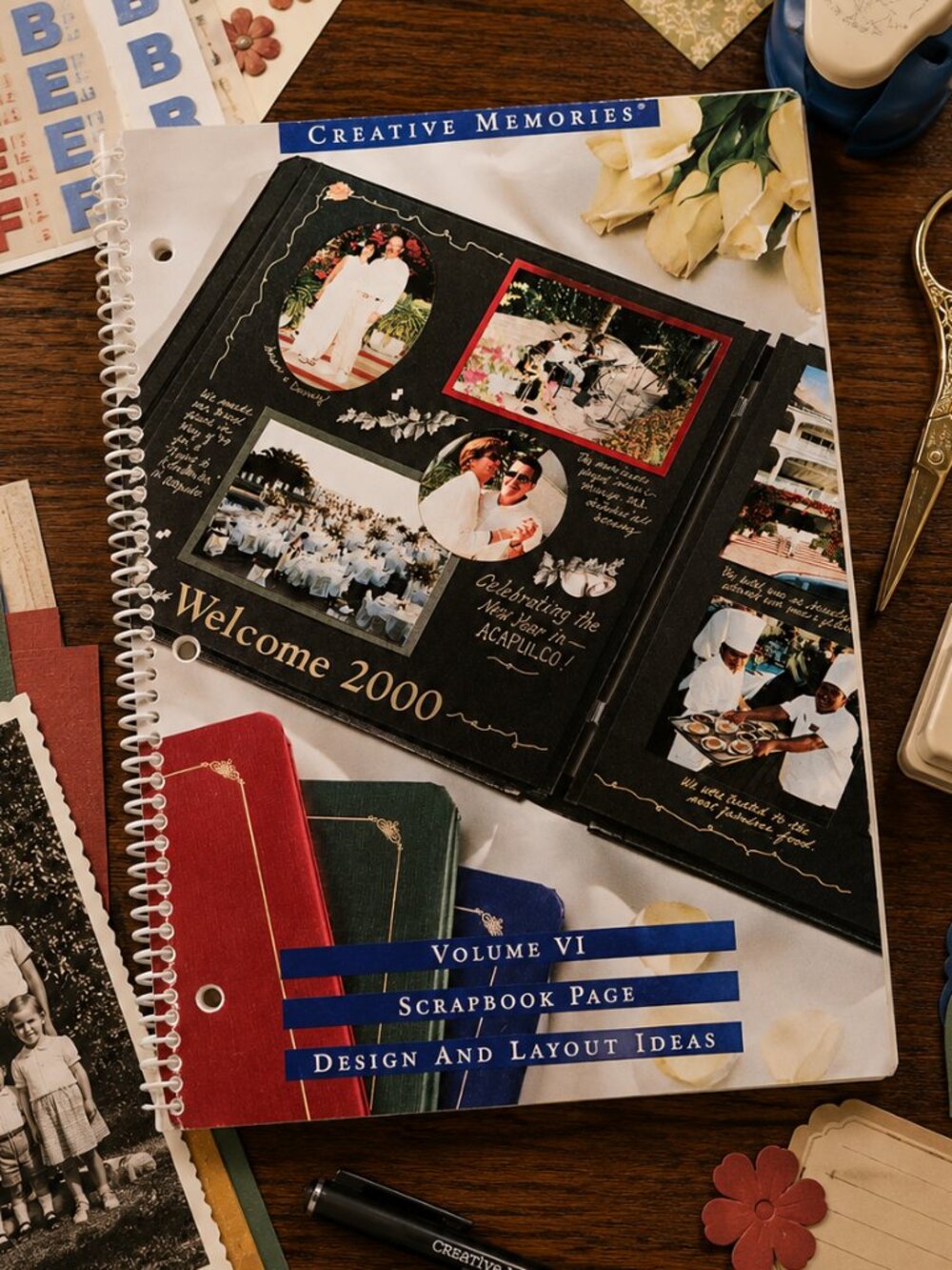 Creative Memories Scrapbook Page Design & Layout Ideas Vol VI 1999 Spiral